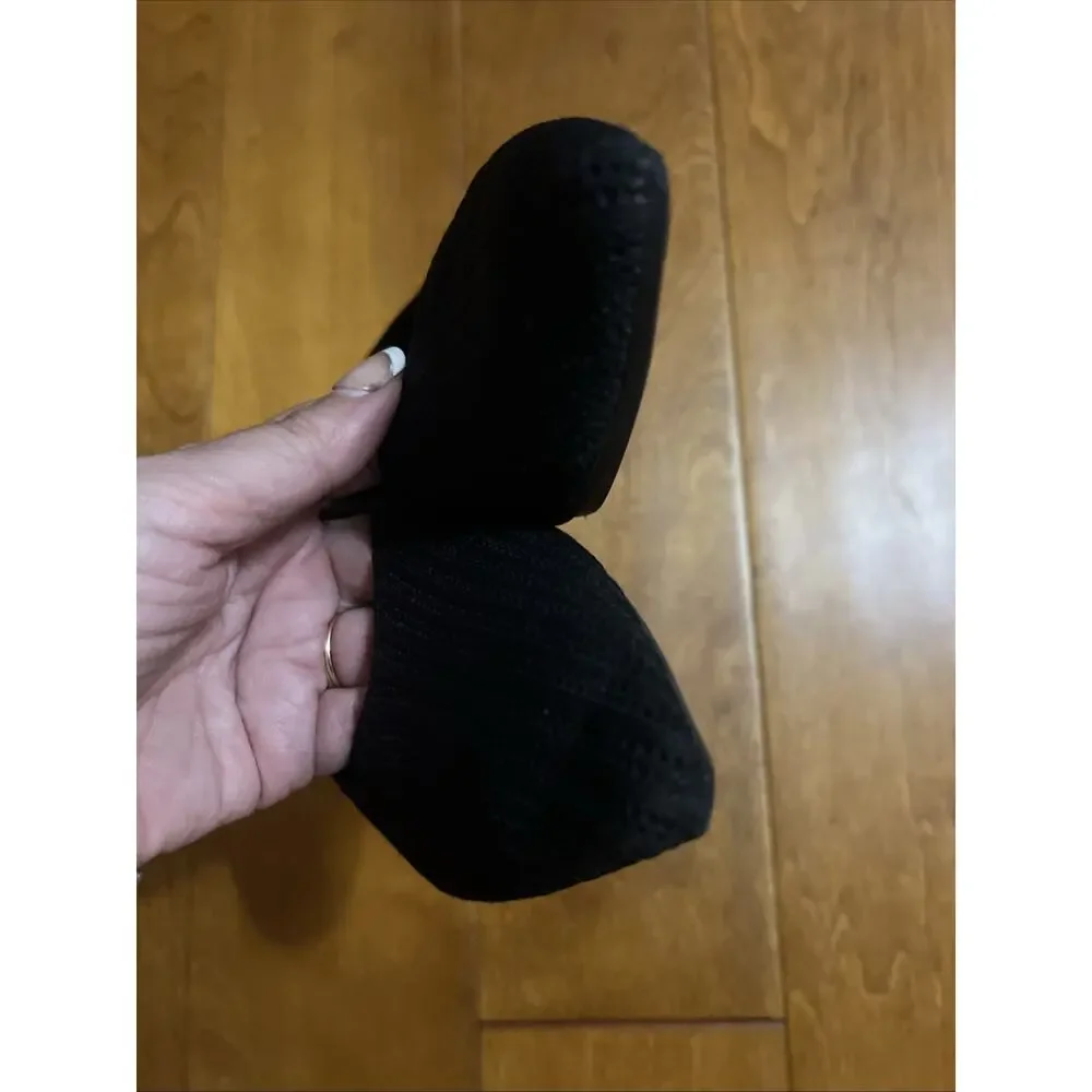 VIVAIA Aria 5° Black Pointed Toe Knit Ballet Flats Women’s EU 38.5 US 8